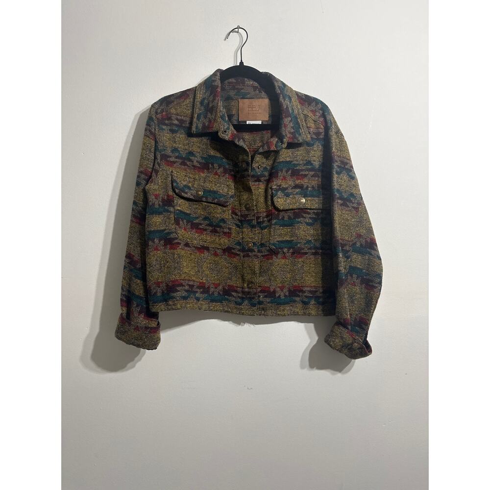 Lightweight Aztec print jacket